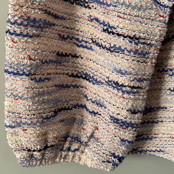 π Madewell Rainbow Jacquard Full Sleeve Top L NWT - Picture 7 of 8